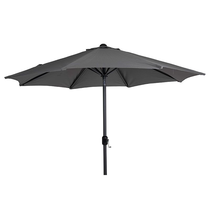 Cambre parasol 300 cm grå/grå