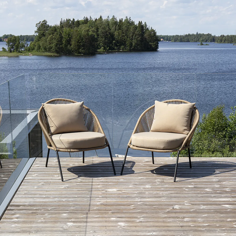 Lindos Lænestol beige