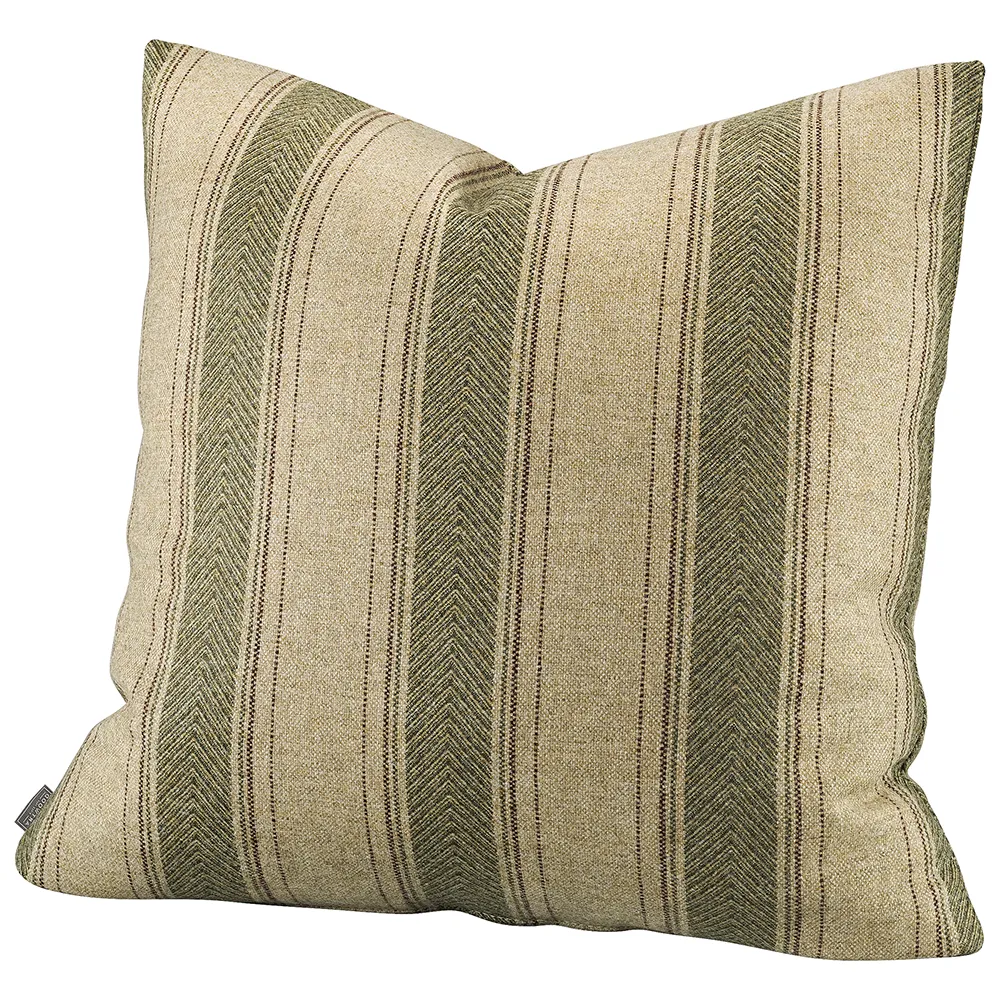 Glensdale Herringbone Olive pudebetræk 50x50 cm