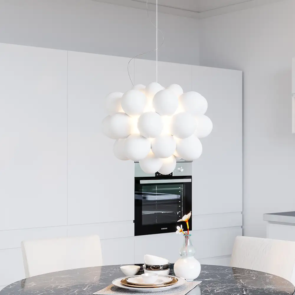 Gross Loftlampe Ø50cm Hvid 