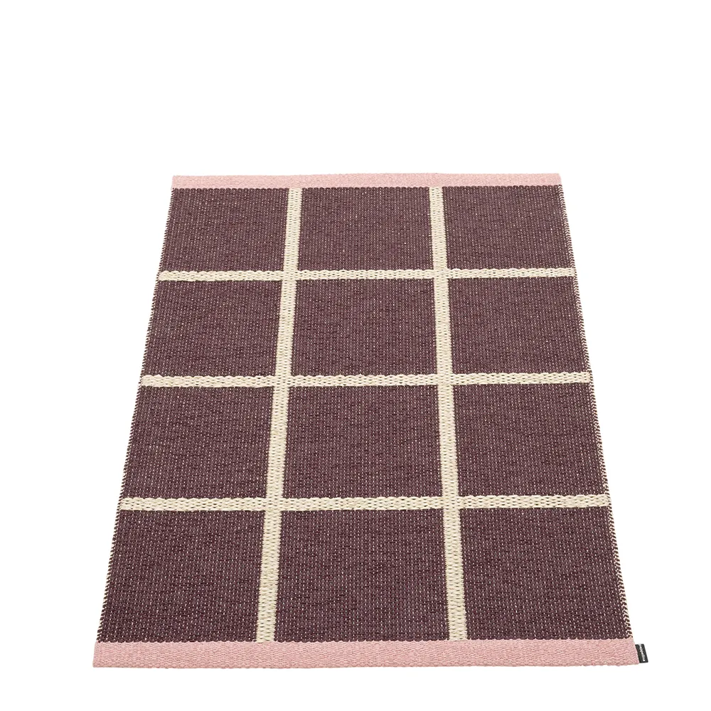 Pappelina, Vævet Tæppe Criss Pop Burgundy