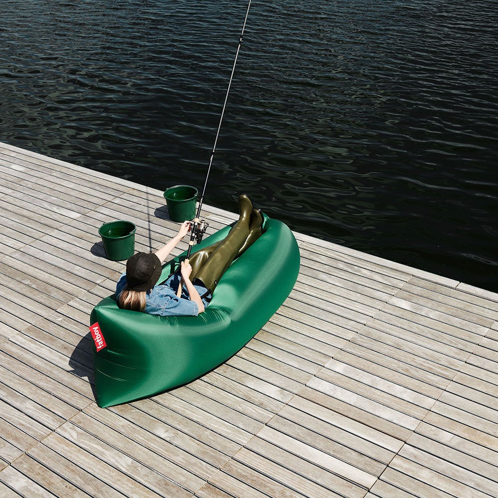 Lamzac oppustelig divan jungle green 