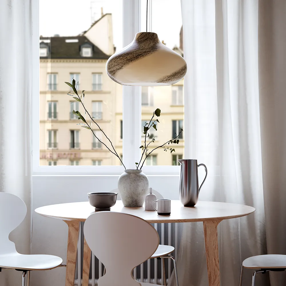 Mira loftlampe Ø45cm Nature