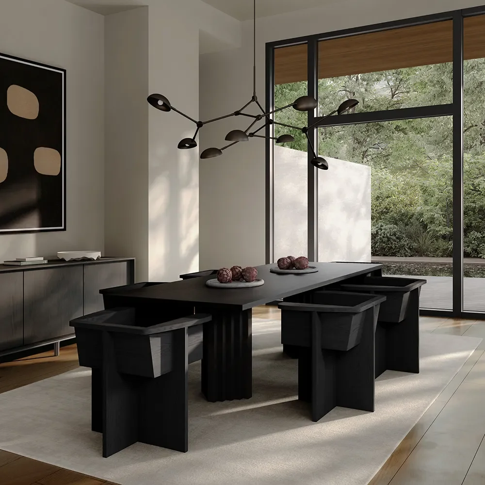 Brutus Spisebordsstol - Kaffe Sort Eg