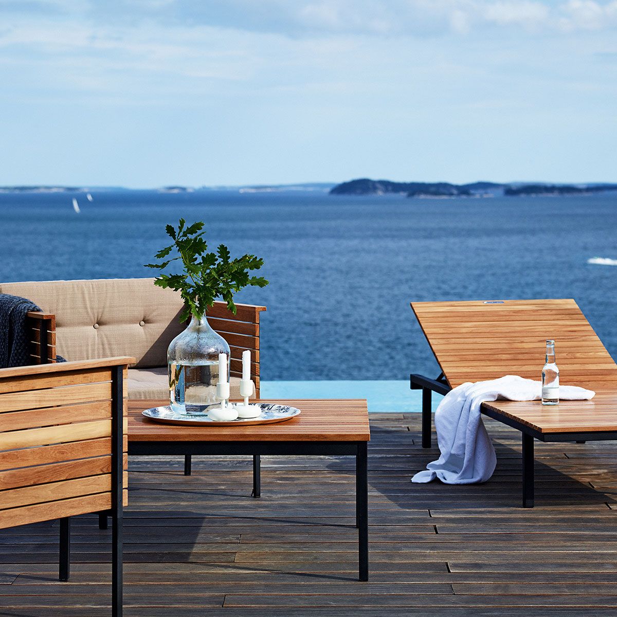 Häringe Solseng Teak/Sort 