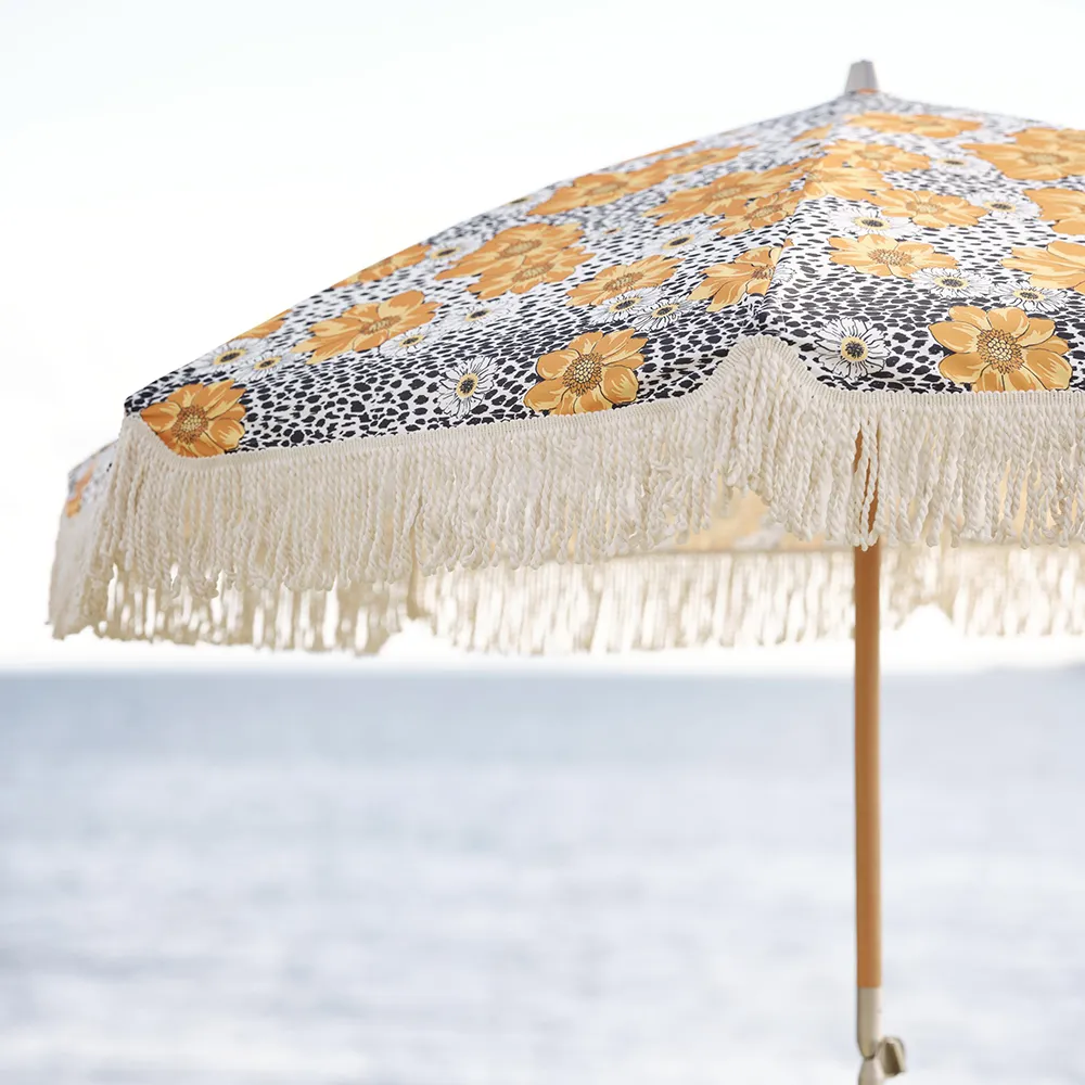 Gatsby parasol Ø180 cm med blomstermønster