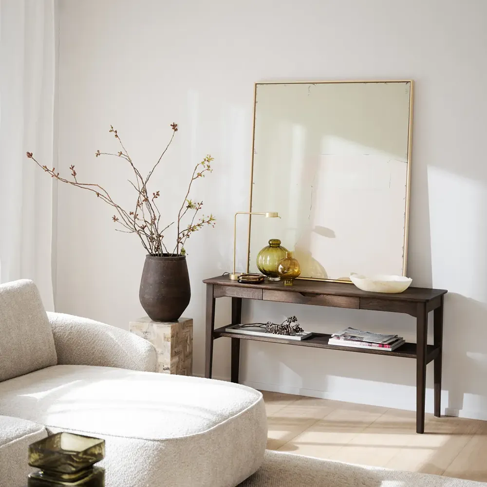 Markham konsolbord brun eg