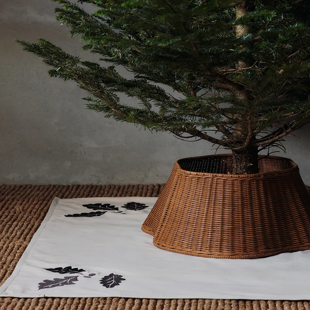 Håndflettet Juletræskjole Natural