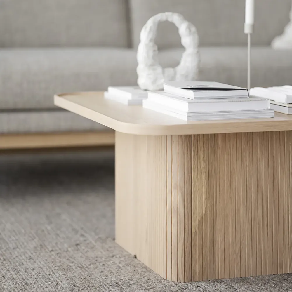 Sullivan sofabord 80x80 cm hvidpigmenteret