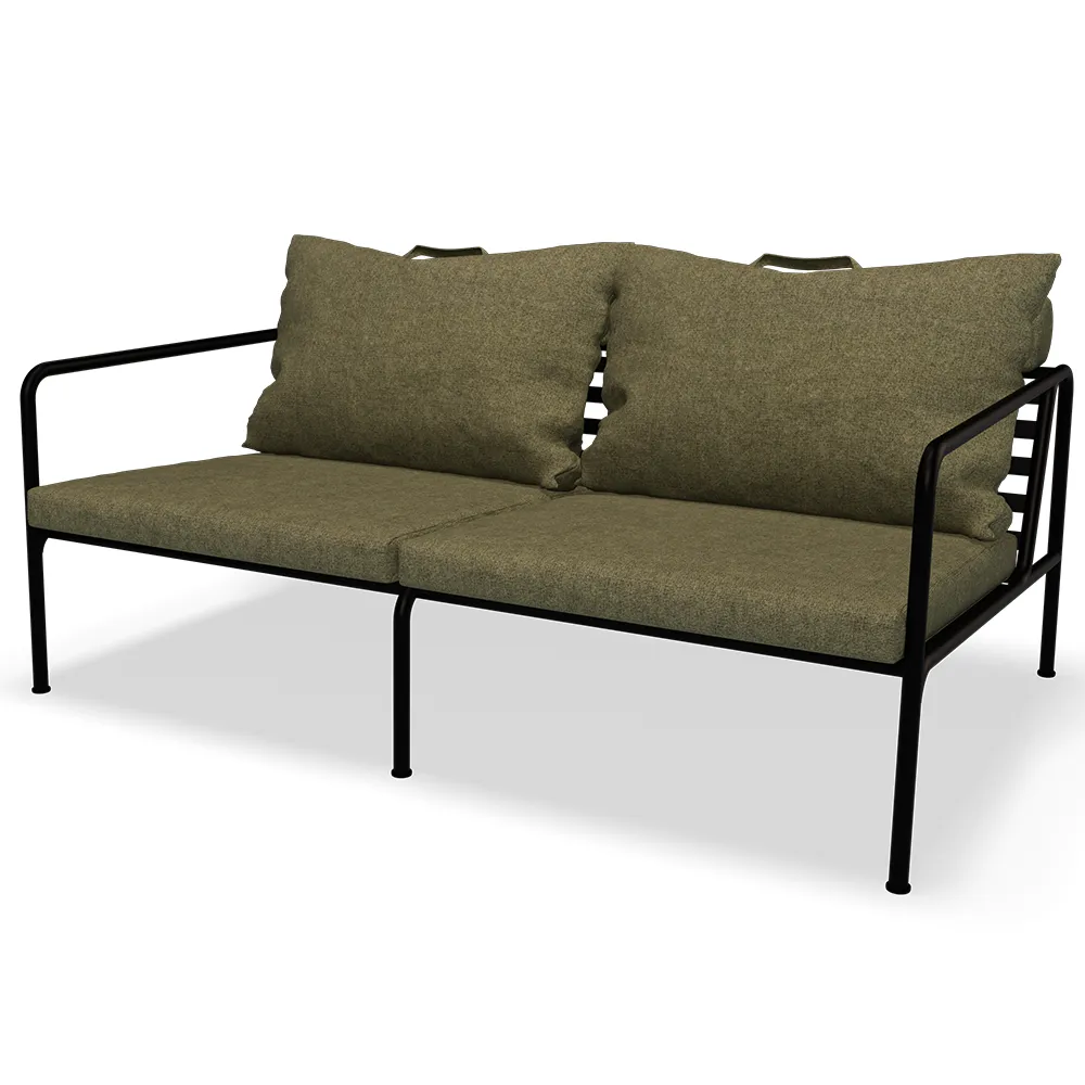 Houe, Avon 2-personers sofa Moss/Black