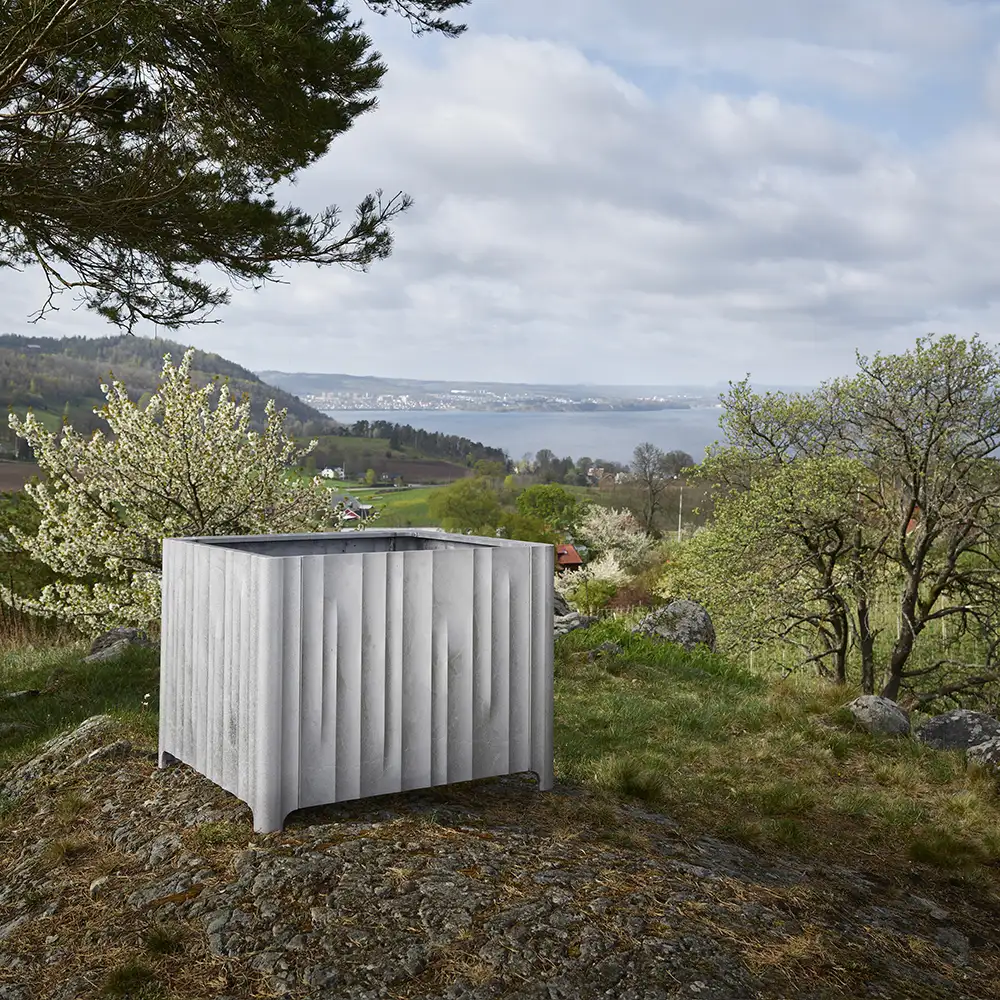 Kolonne nr. 4 plantepotte naturlig