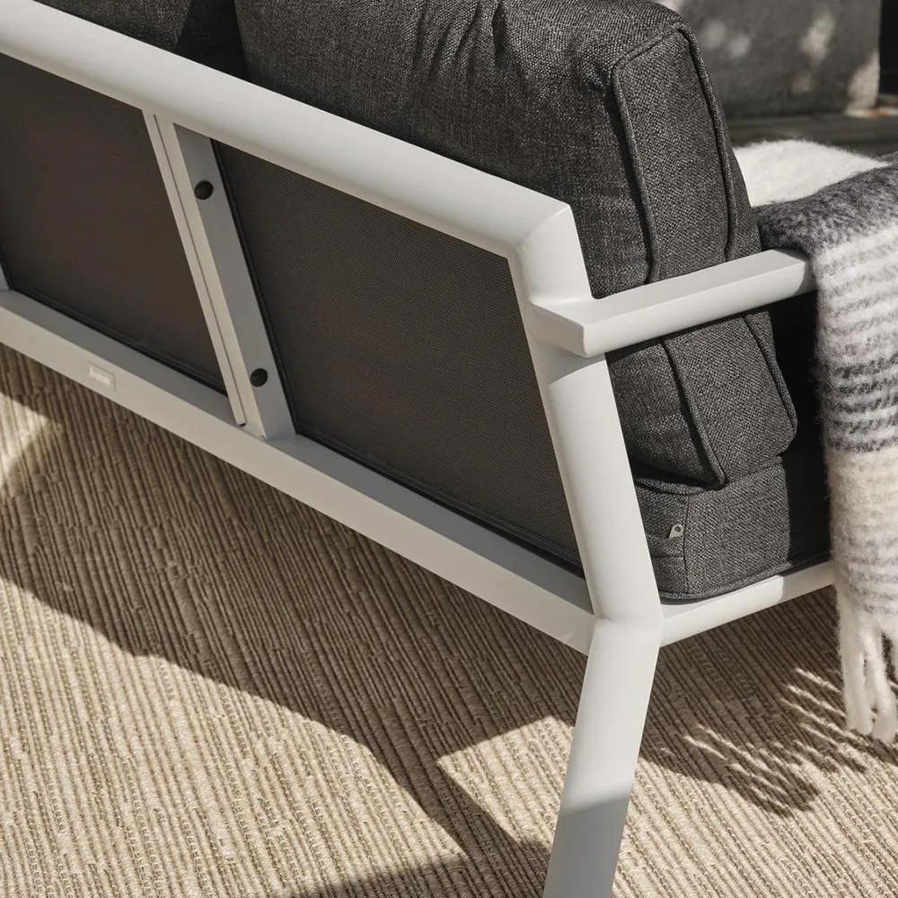 Delia Chaiselongsofa Light Grey/Anthracite