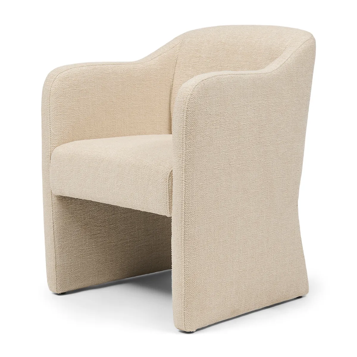 Spisebordsstol Napoli Beige med armlæn