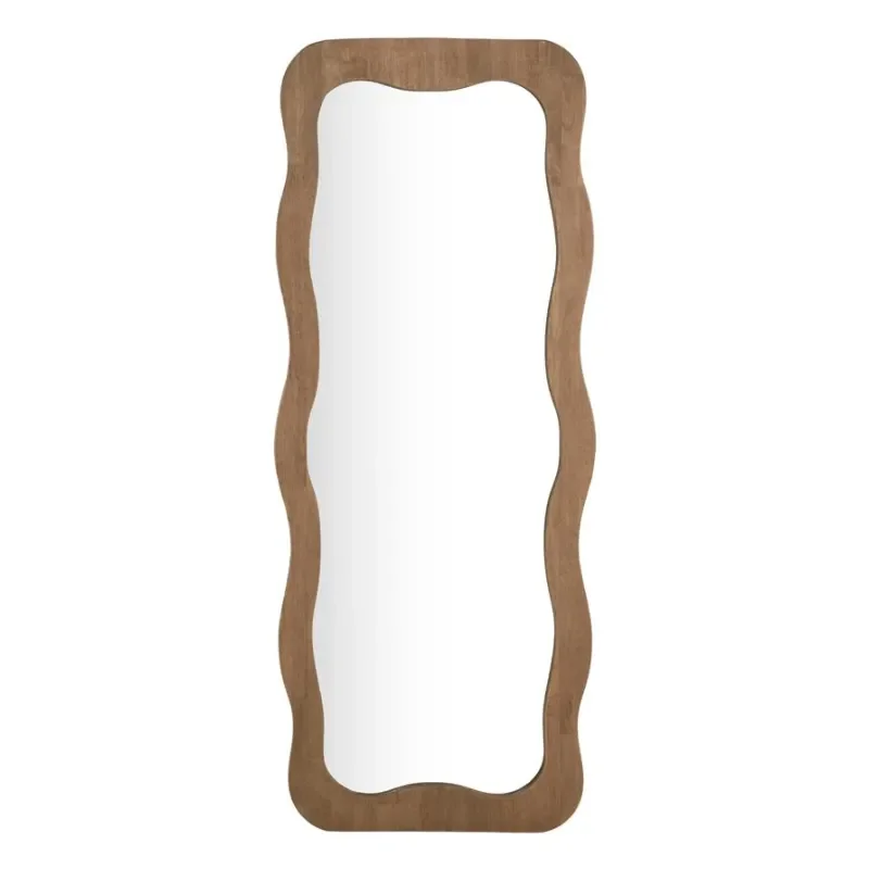 By-Boo, Mira 72x2x180 cm Glas & rubberhout Natur