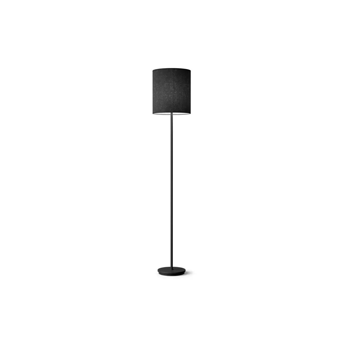 Belid, Dual gulvlampe metal sort struktur