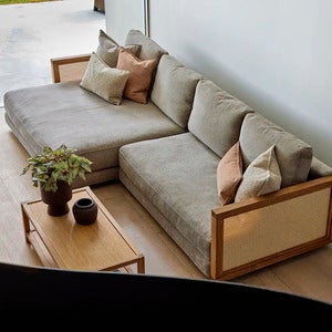 Scale dobbelt divanmodul Lys brun Essence