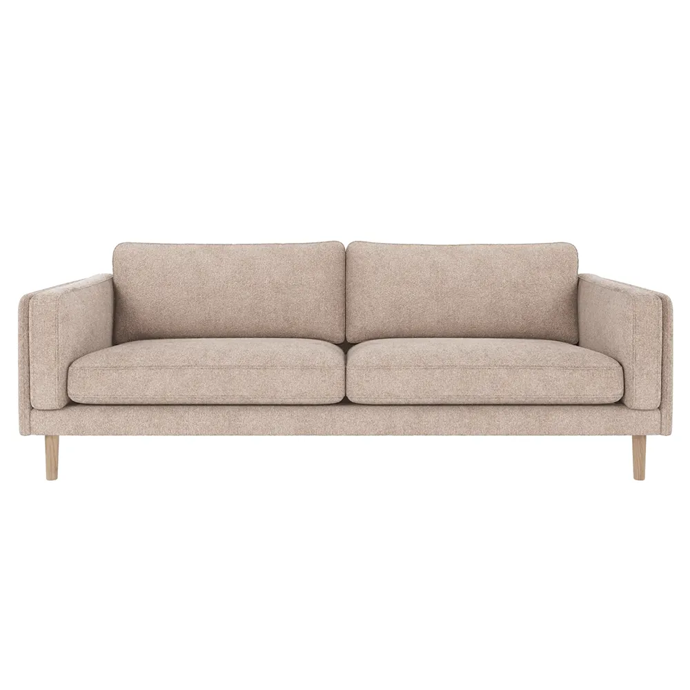 Rowico Home, Braden 3-personers sofa hvid pigment egben/lys beige