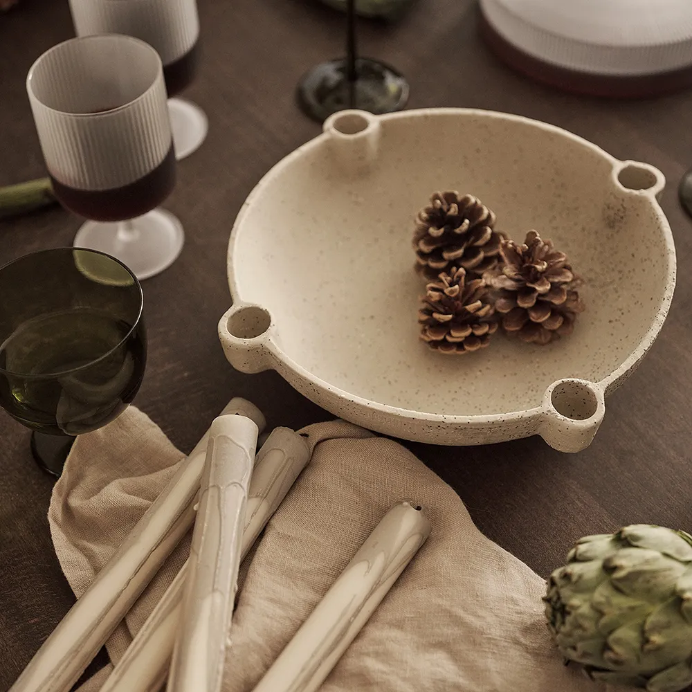 Bowl Lysestage Ø27 cm Ceramic