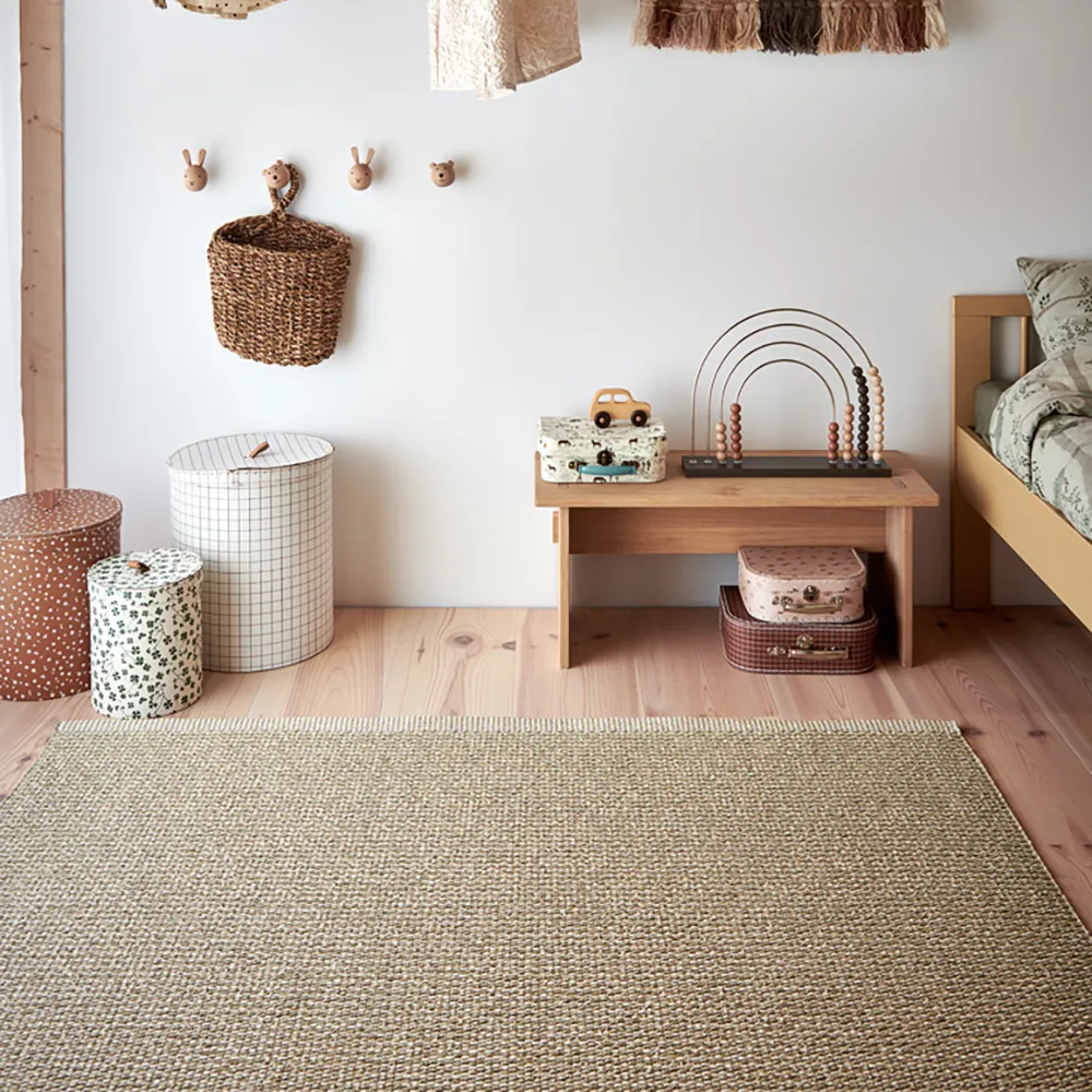 Mono Ochre / Cream tæppe 140 x 200 cm