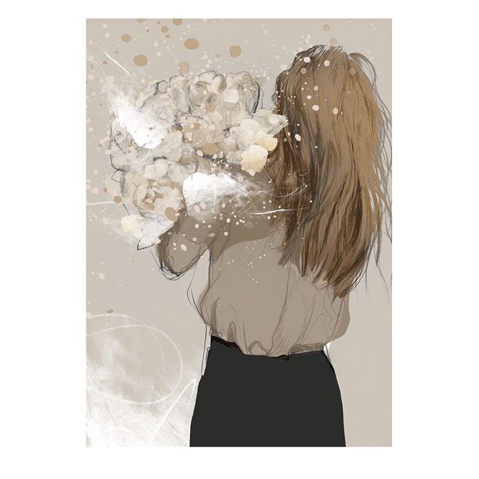 Anna Bülow, Anna Bülow poster Wild at heart 50x70 cm