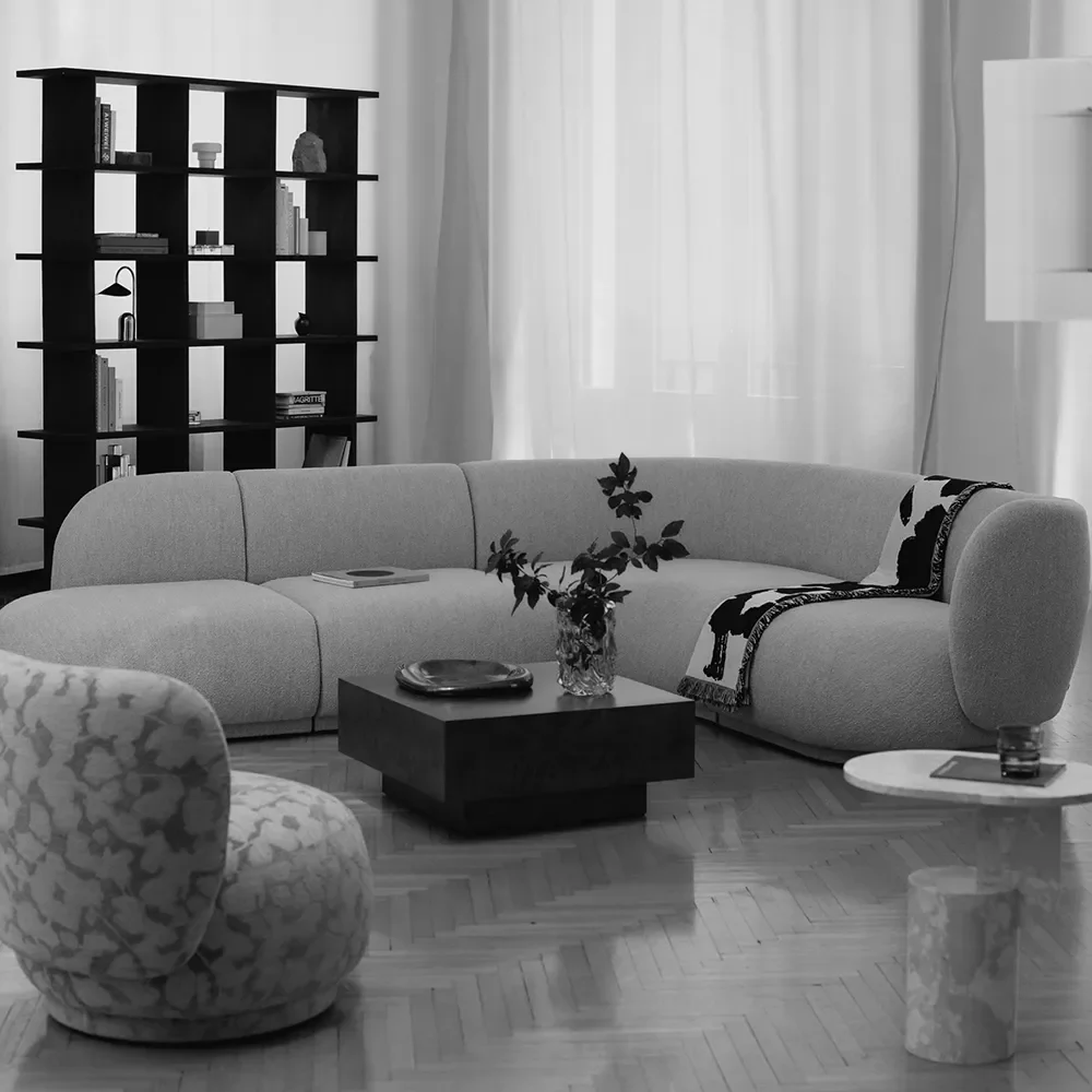 Tæppe i økologisk bomuld Cilla