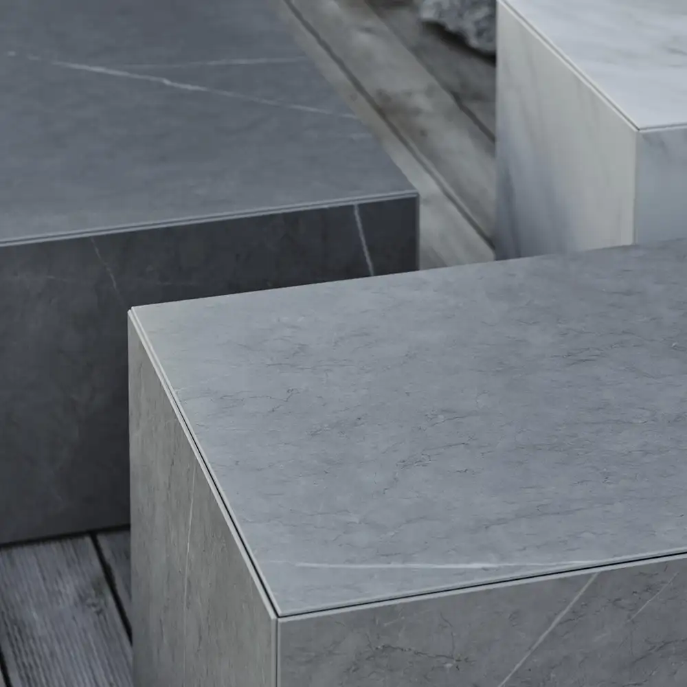 Zten Sofabord 50x80 cm Grå Brafab