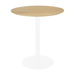 Blend spisebordsplade lakeret eg Ø70cm