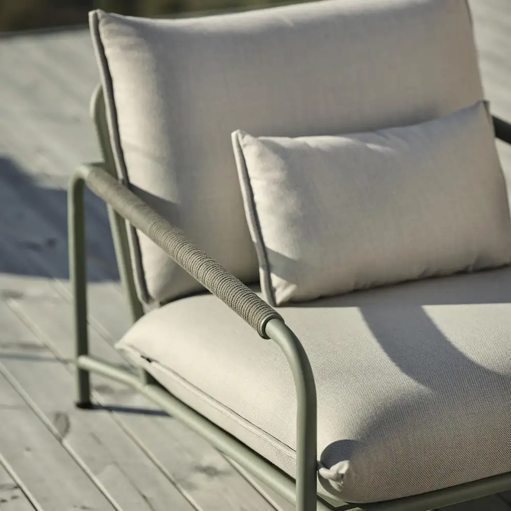 Lerberget Lænestol Grøn /Ask Brafab