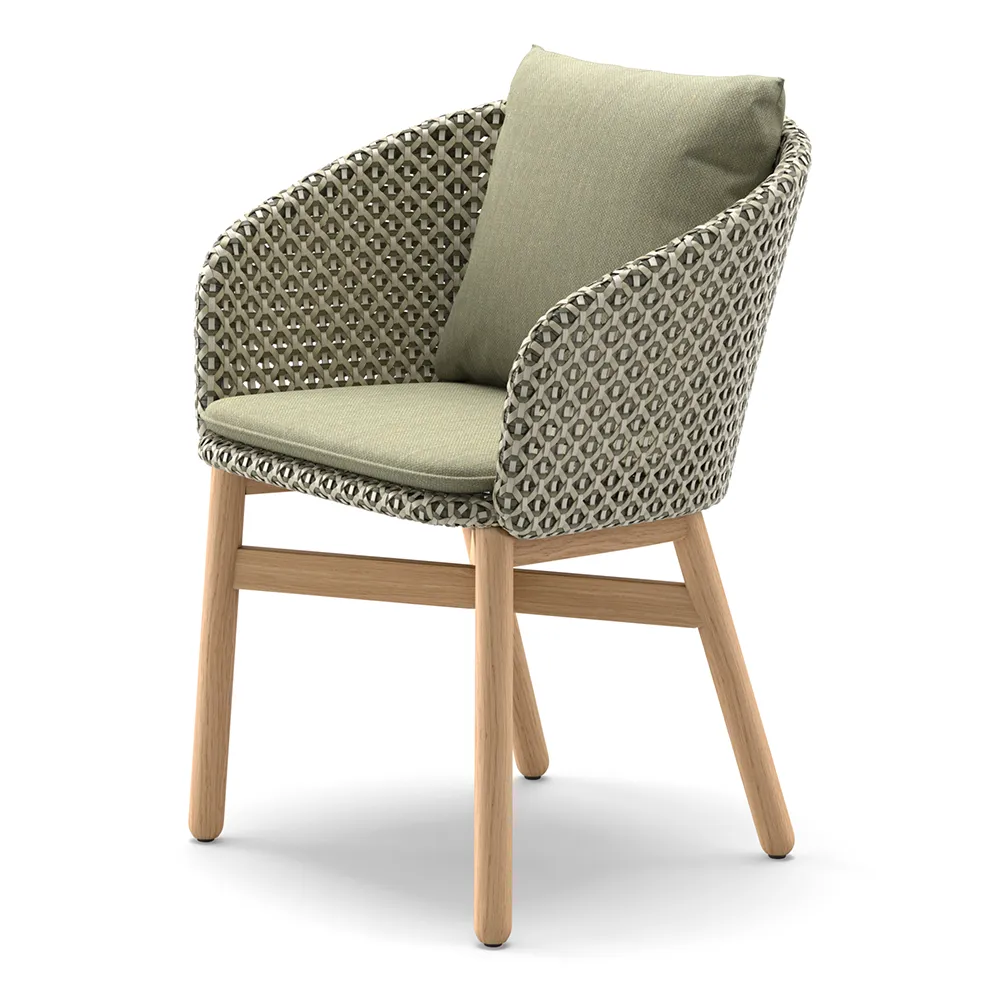 Mbrace armstol med teak AW6 teak 0205 alloro 0120