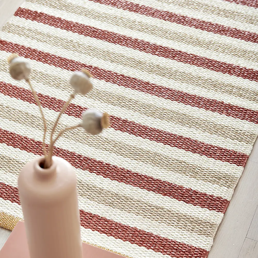 Teo tæppe 180x260 cm Brick/Beige/Vanilla 