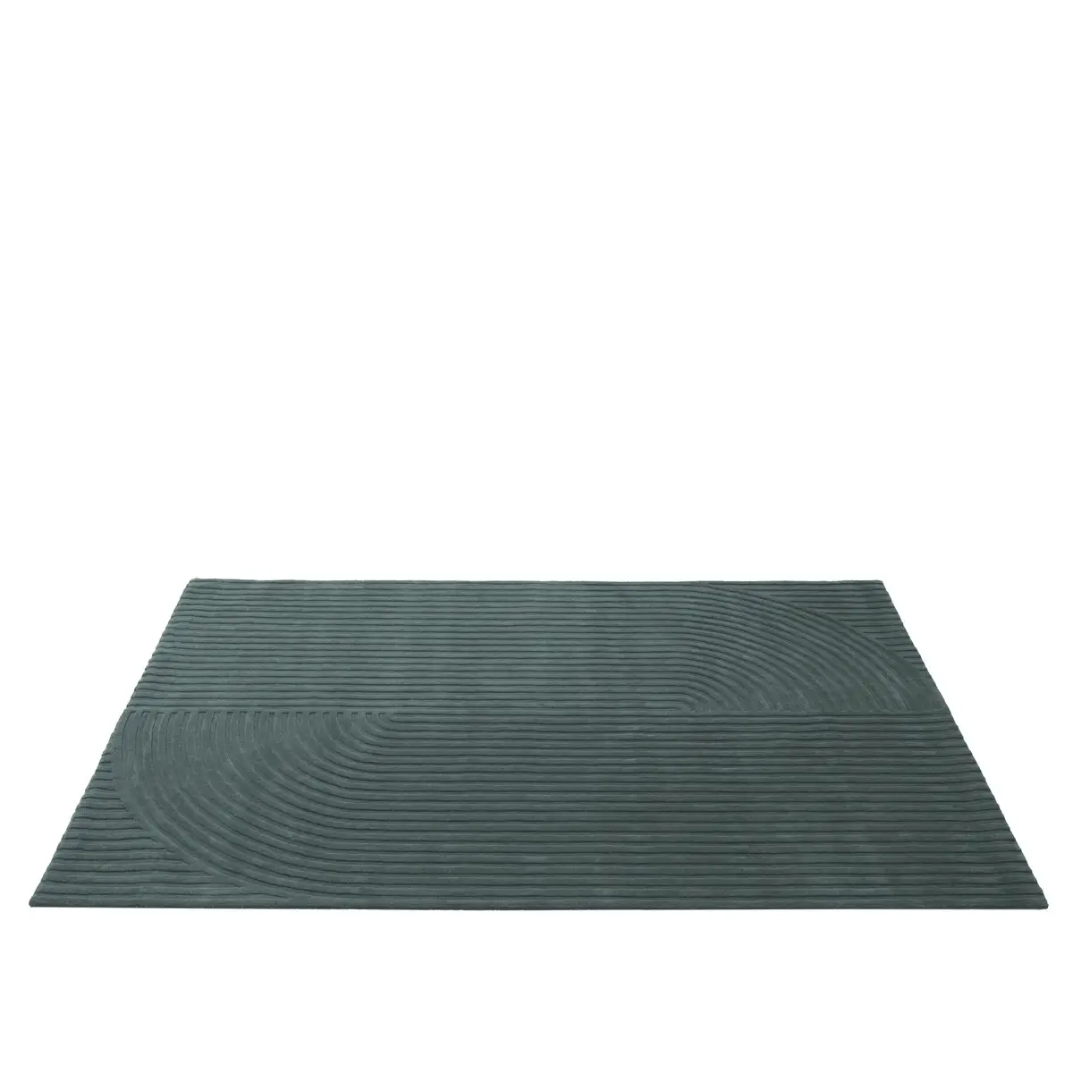 Relevo tæppe Quattro - 200 x 300 cm - Dark Green 
