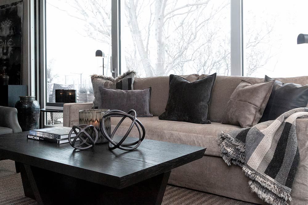 Trent Sofabord 75x140 cm Sort Artwood