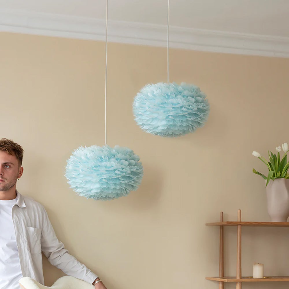 Eos Lampeskærm Medium Ø45 cm Light Blue