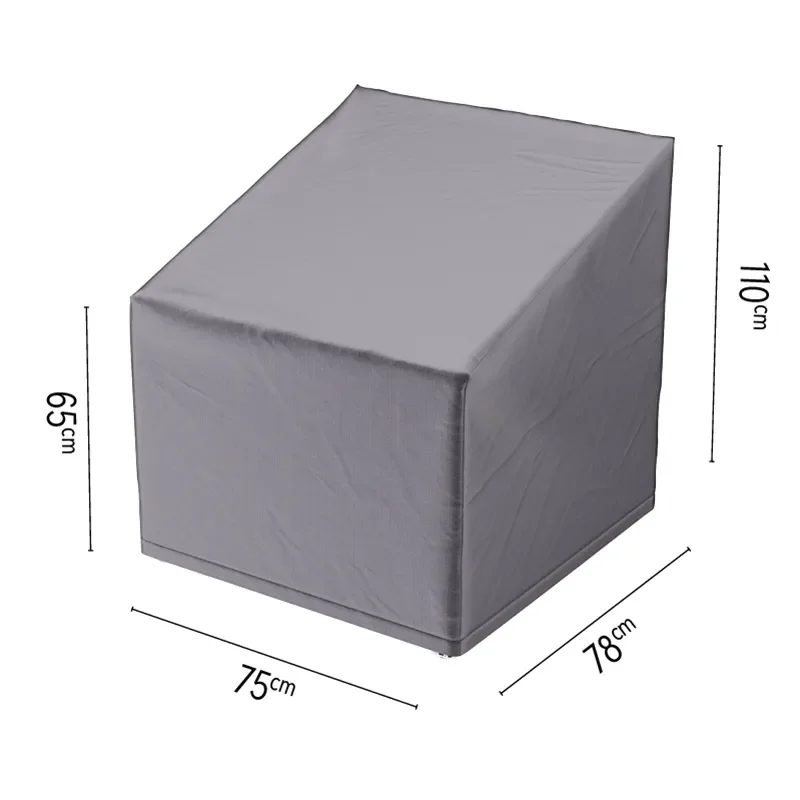 Møbelovertræk Lænestol XL Høj Ryg 75x78 cm