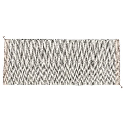 Ply Tæppe 200x80 cm Black/White 