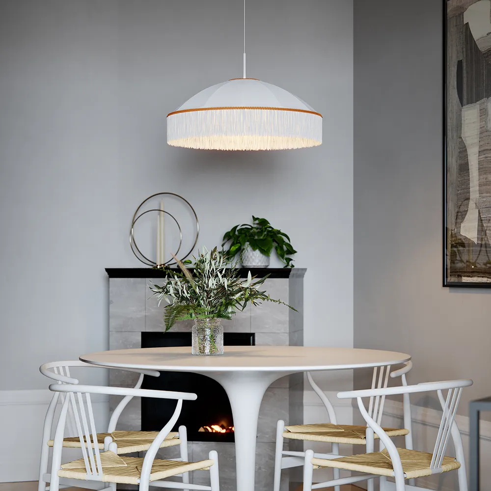 Francis loftlampe Ø60cm Hvid