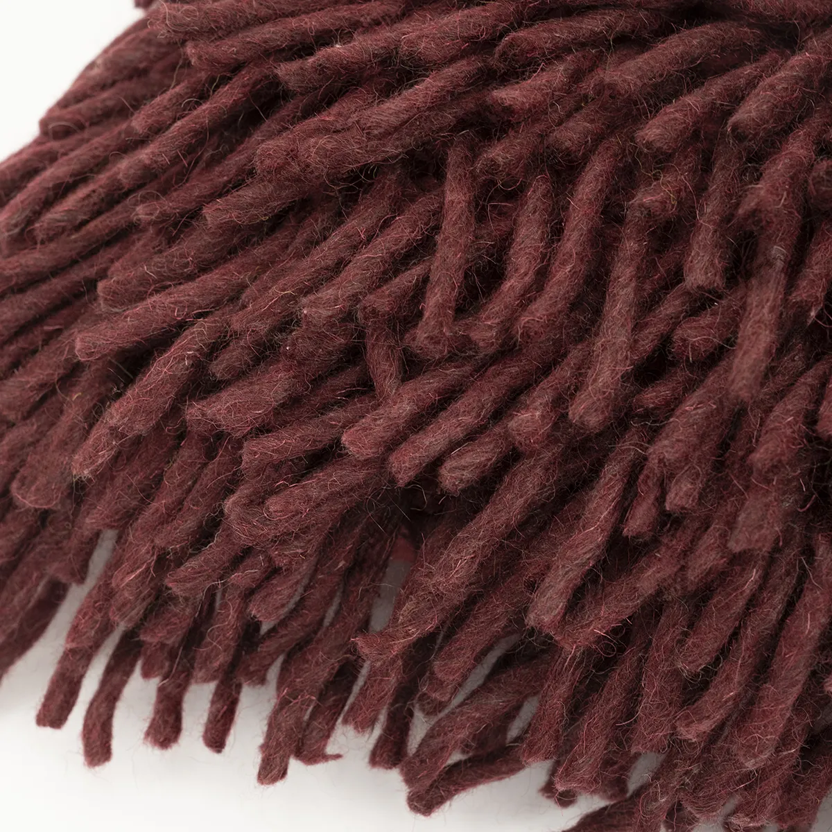 Pyntepude i bomuld Moppy Burgundy 50x50 cm