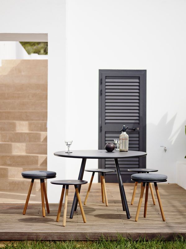 Area spisebord lava grå 