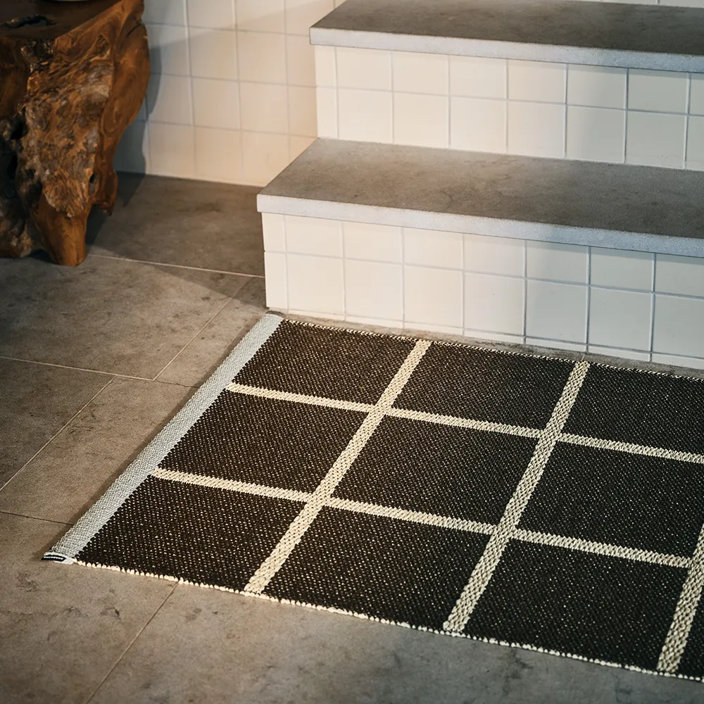 Vævet Tæppe Criss Pop Dark Brown