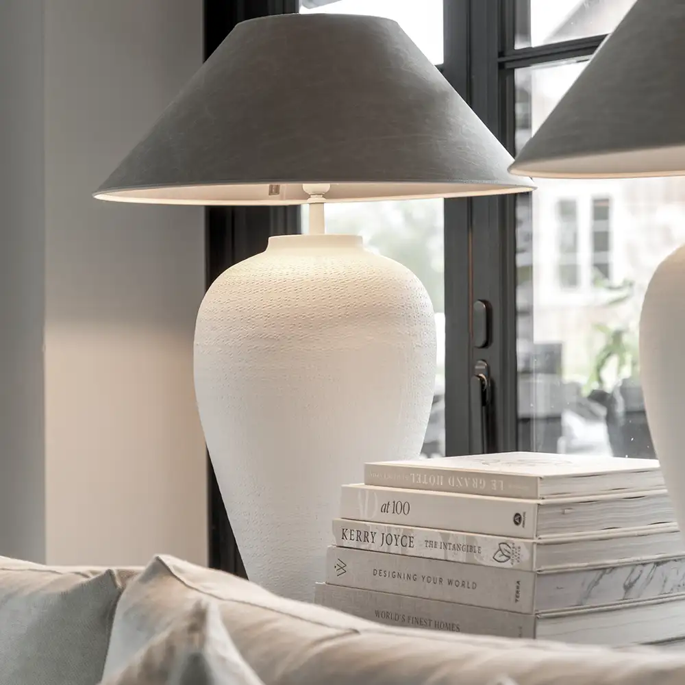 Bordlampe Florence Hvid