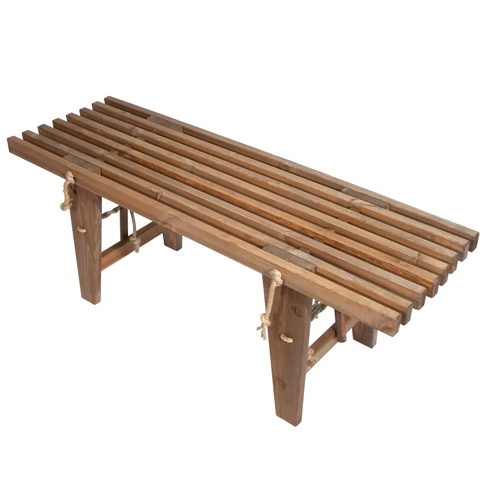 Hillerstorp, EcoBench 120 cm fyrretræ brunolieret