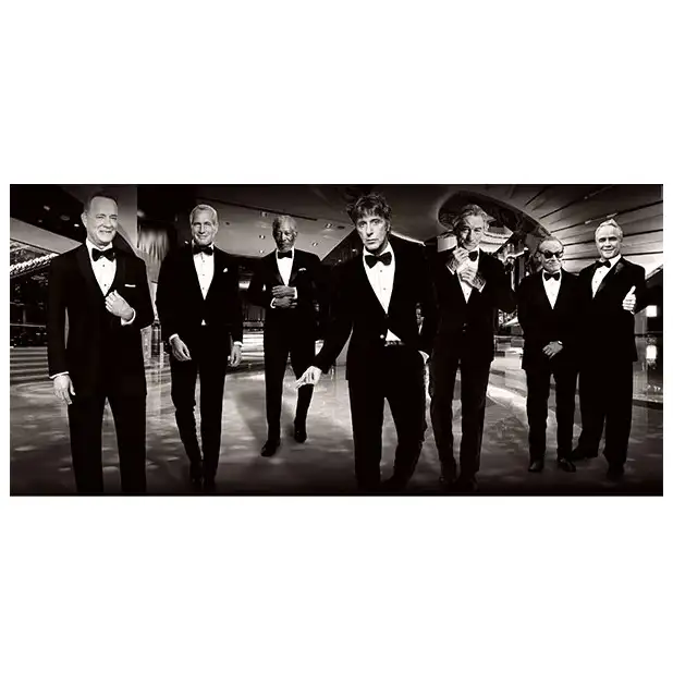 Artwood, Vægdekoration Big Shots Of Hollywood 200x100 cm Artwood