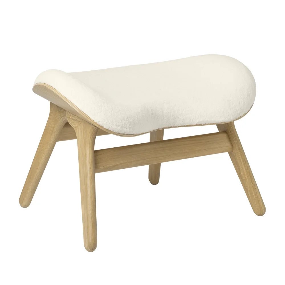 Umage, A Conversation Piece Ottoman Fodskammel Oak/Teddy White