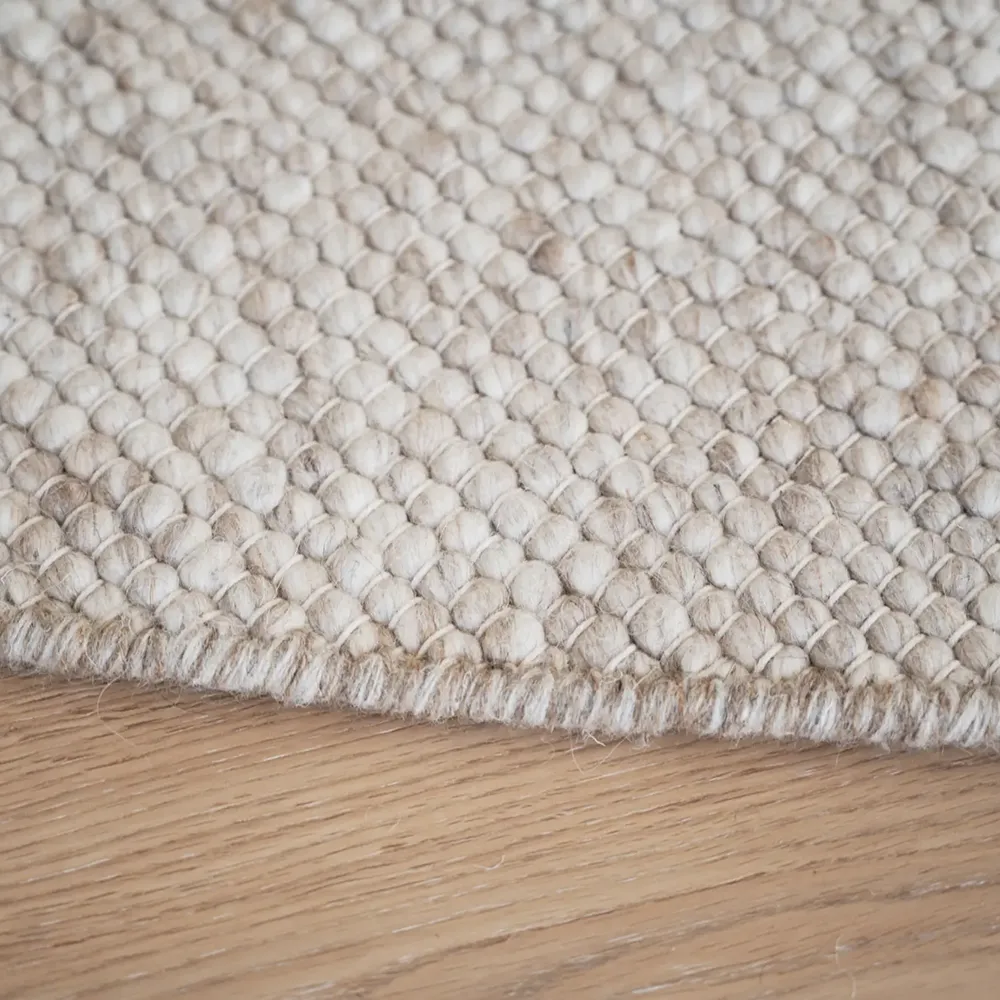 Auckland tæppe Ø250 cm beige