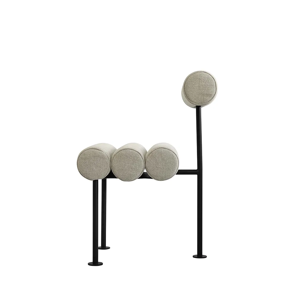 Hiro Spisestol Sort Stel - Hør