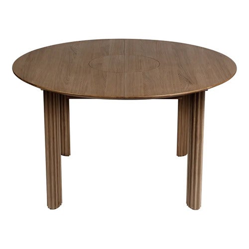 Comfort Circle Spisebord med udtræk 132-202x132 Dark Oak