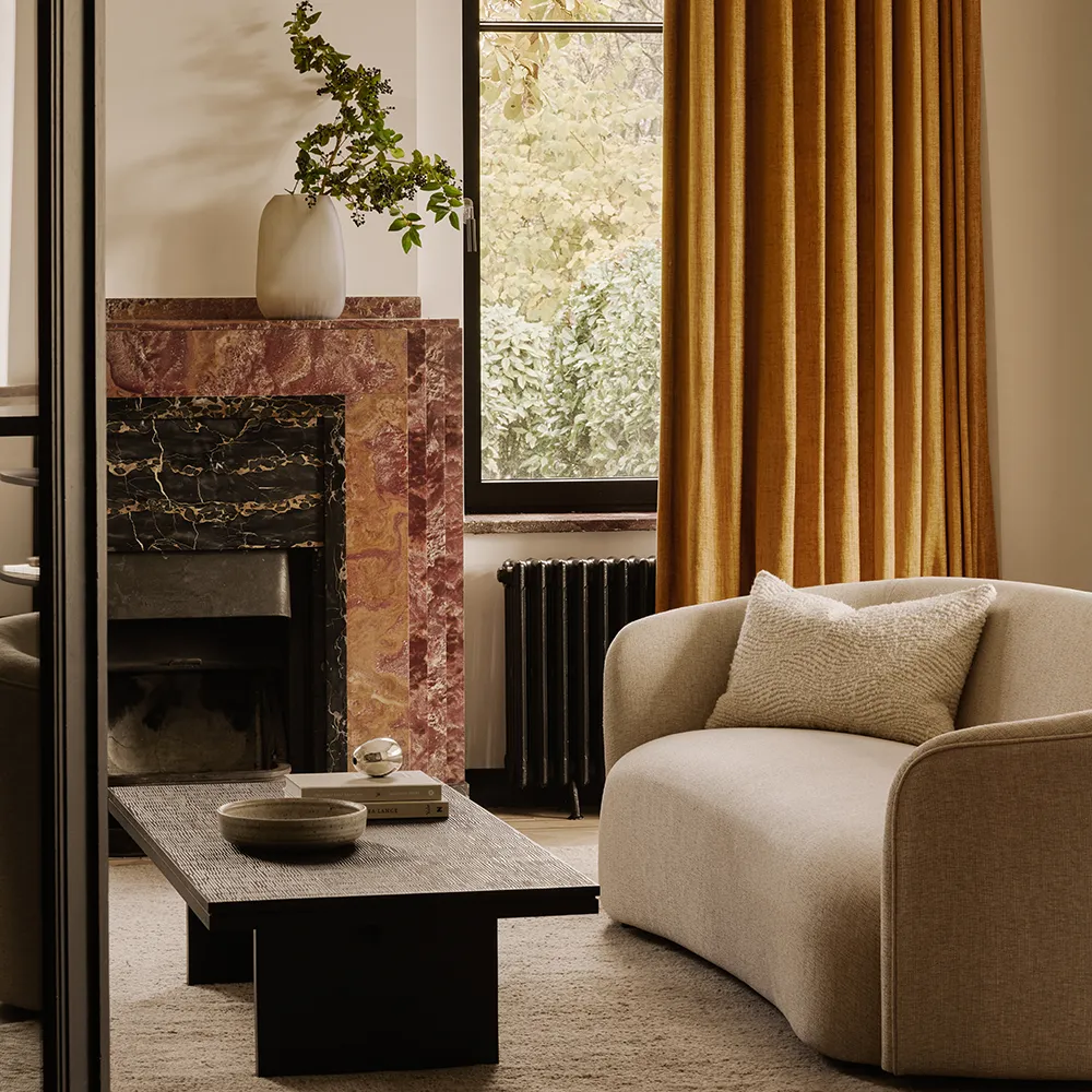 Pude Wave 60x40 cm Off-white