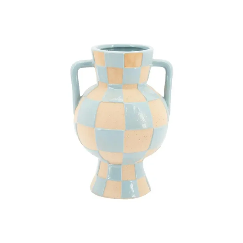 By-Boo, Blocsy 1 vase 19,5x18,5x28 cm blå