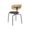 Curious Spisestol Eg/Sort Metal Shadow