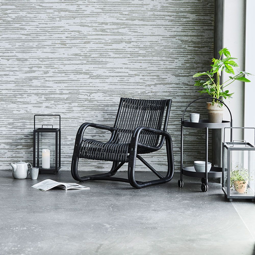 Curve lænestol Black